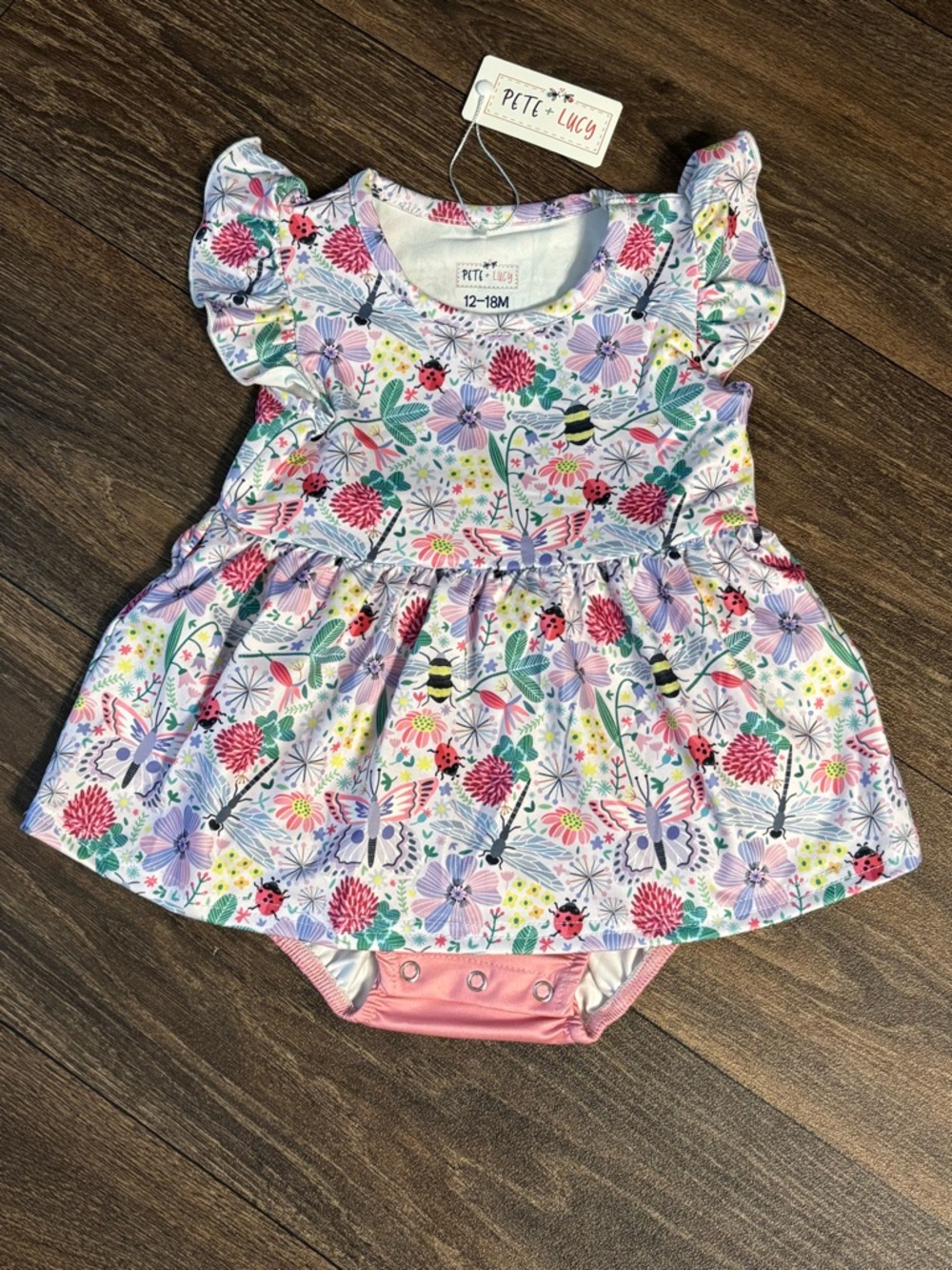 Buzz & Bloom Girl Infant Romper 12-18M
